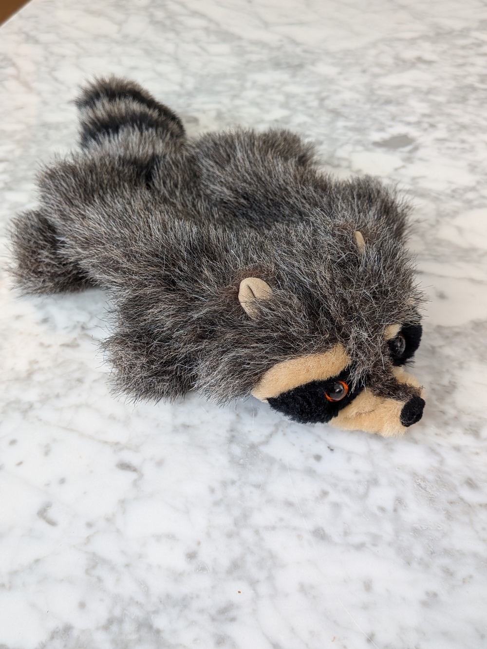Furry Folk Folkmanis Raccoon Hand Puppet Toy Animal Plush Full Body USA Made